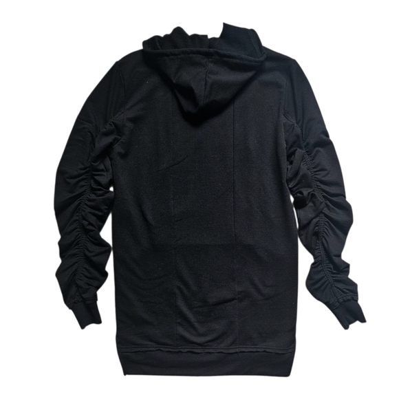 Kollar Black The Wooly Hoodie Top Size Small - Picture 3 of 12